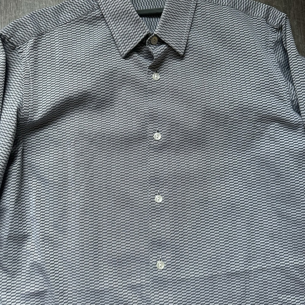 Balenciaga Shirt White Medium 15.5 / 39 Made in Italy 100% Cotton AUTHENTIC M